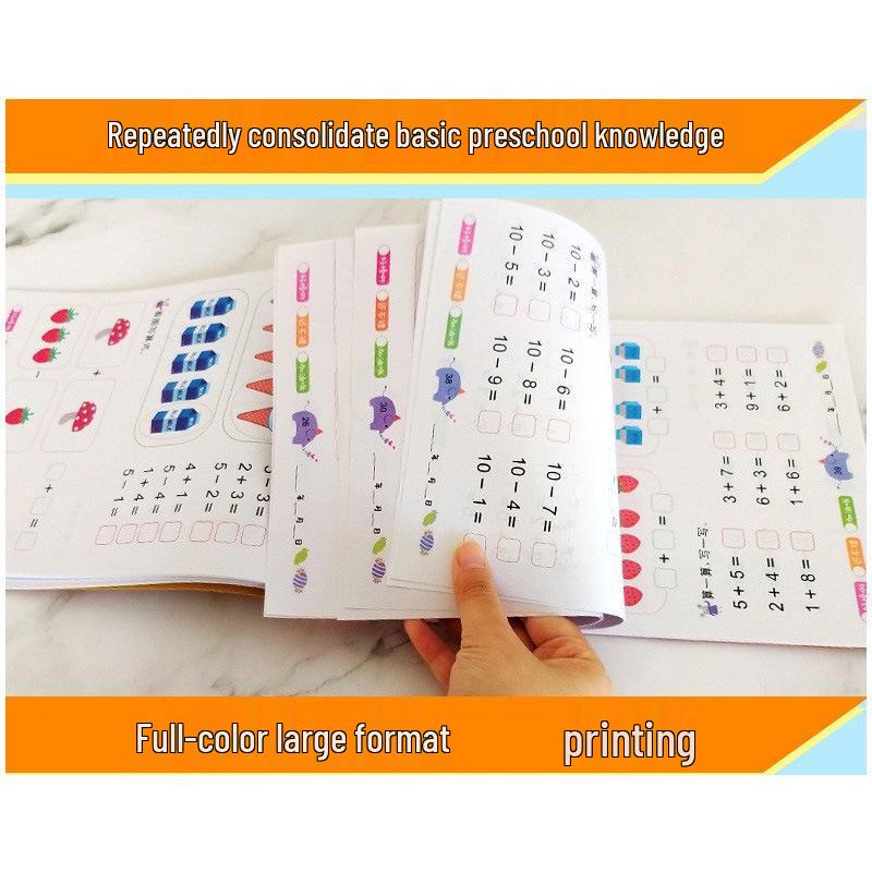 Kindergarten Math Workbook: Daily Mental Math Practice for Addition & Subtraction within 10/20/50/100