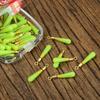 30Pcs Fishing Bobber Float Silicone Rotating Drift Float Anti-Knot Fast Sub Wire Double Rotating Rings Fishing Tools Gadget