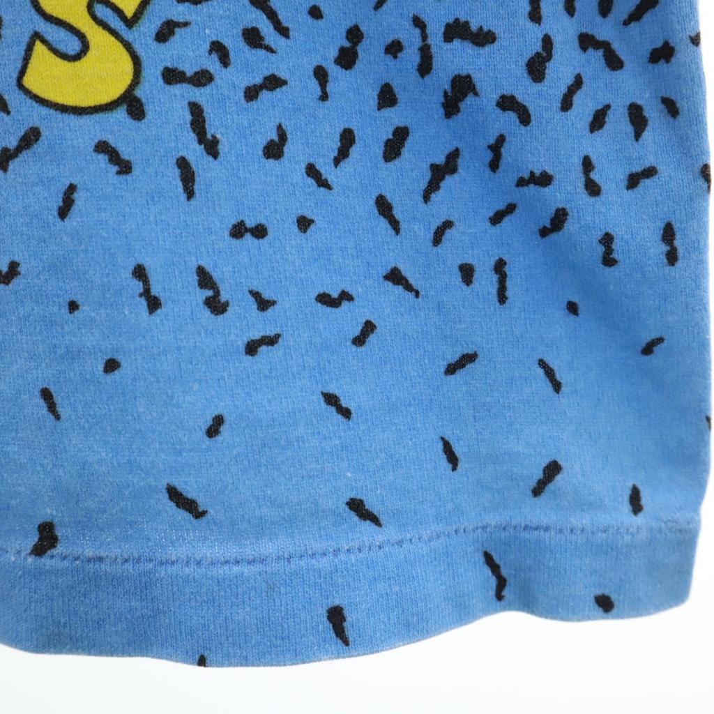 LOONEY TUNES 90s Old Bugs Bunny print Short sleeve T-shirt white tennis Men's Used