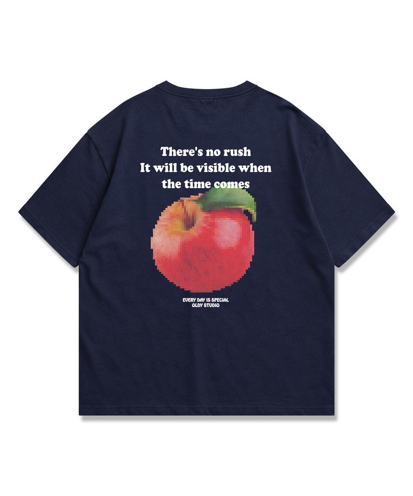 ORIGINALDAY Apple Mosaic Oversized Short Sleeve T-Shirt 4 Colors