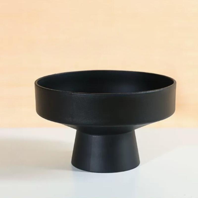 

Moss Ball Porous Flower Pot,Imitation Ceramic Pot,Desktop Fruit Pot Household Desktop Decoration чёрный