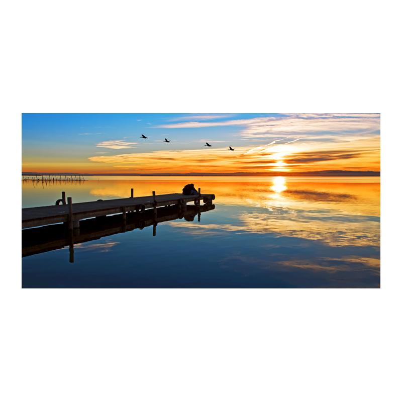 Sea Beach Bridge Posters And Prints Landscape Pictures Canvas Painting Modern Home Decor Wall Art For Living Room Sunset Cuadros