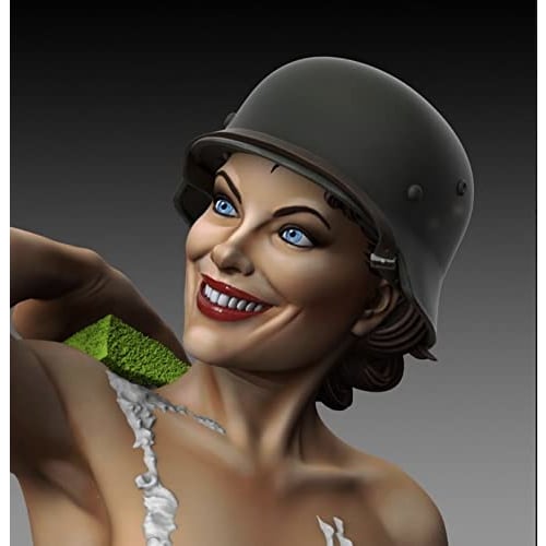 1/35 Scale Glamour Beauty Bathing Unpainted Resin Assembly Kit Figure Plastic Model Doll Garage Kit