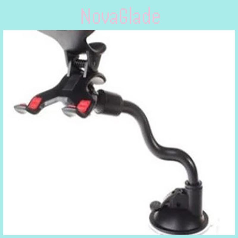 Creative Car Air Vent Phone Holder With Flexible Goose Neck Suction Cup Mount