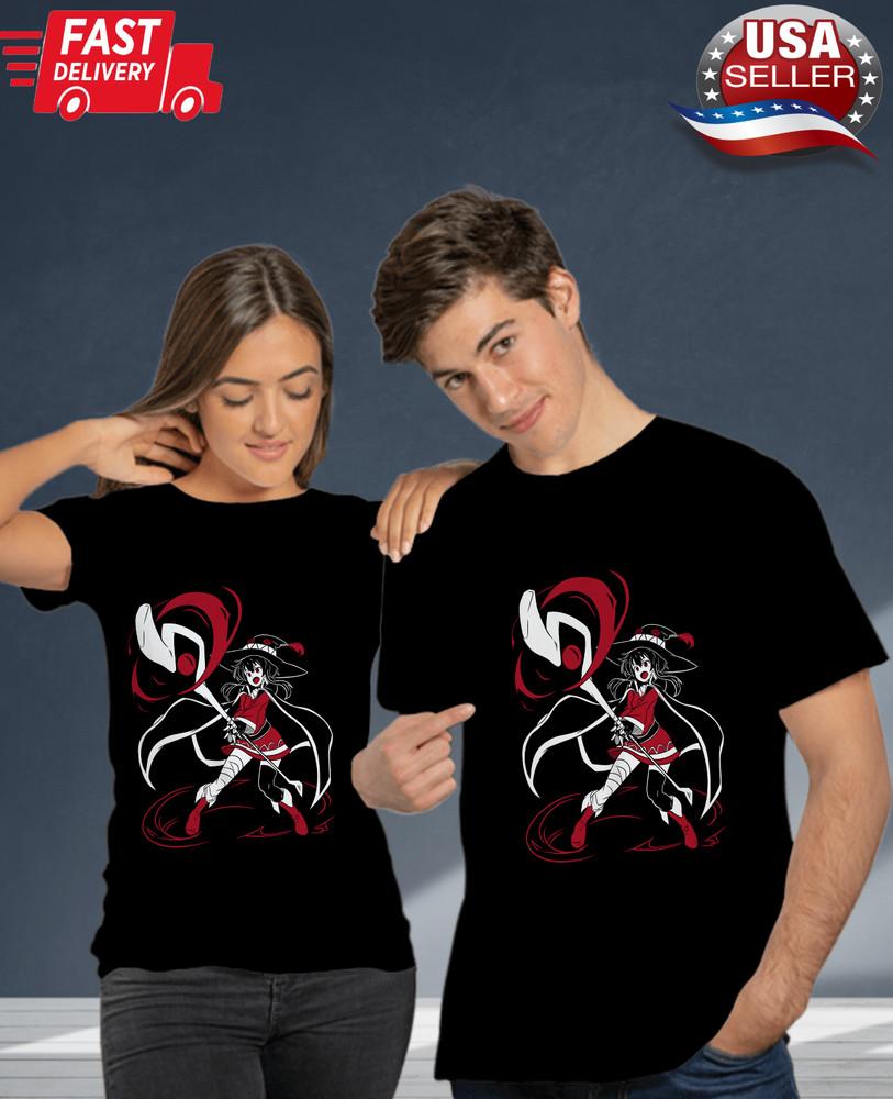 

Konosuba Megumin T-Shirt,Waifu Kawaii ,Anime, Manga ,gift Unisex ALL SIZES 3XL