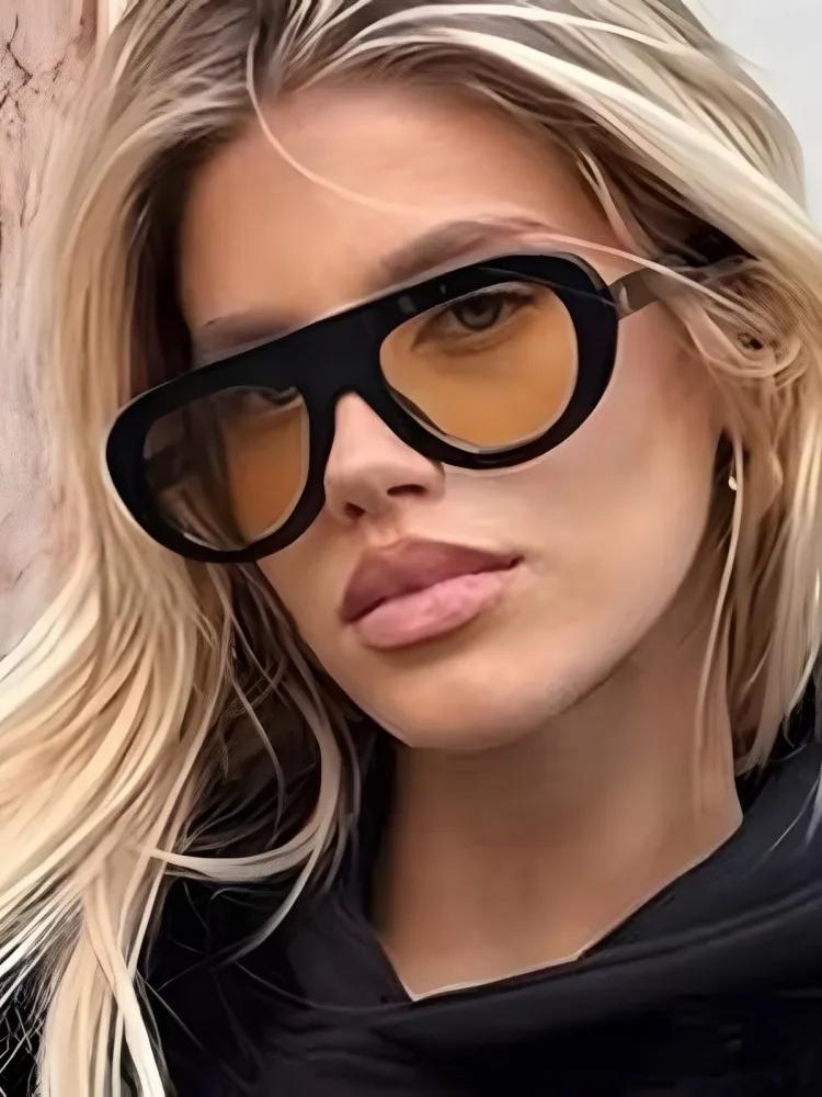 Y2K Retro Round Small Sunglasses Trendy Leopard Print Glasses Vintage Unisex Eyewear for Women Men Bold Fashion Accessories