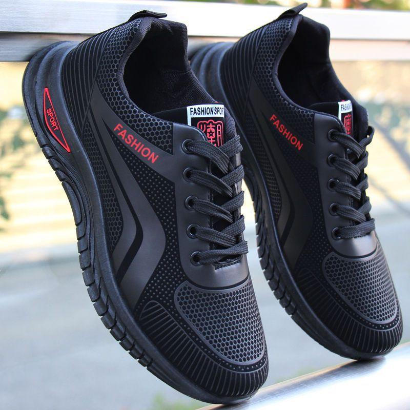 Scarpe da ginnastica in pelle primaverili e autunnali Scarpe casual da uomo Scarpe da corsa per studenti Scarpe alla moda da uomo