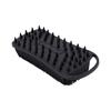 Silicone Body Scrubber Rectangular Gentle Massage Exfoliating Silicone Bath Brush with Hanging Hole