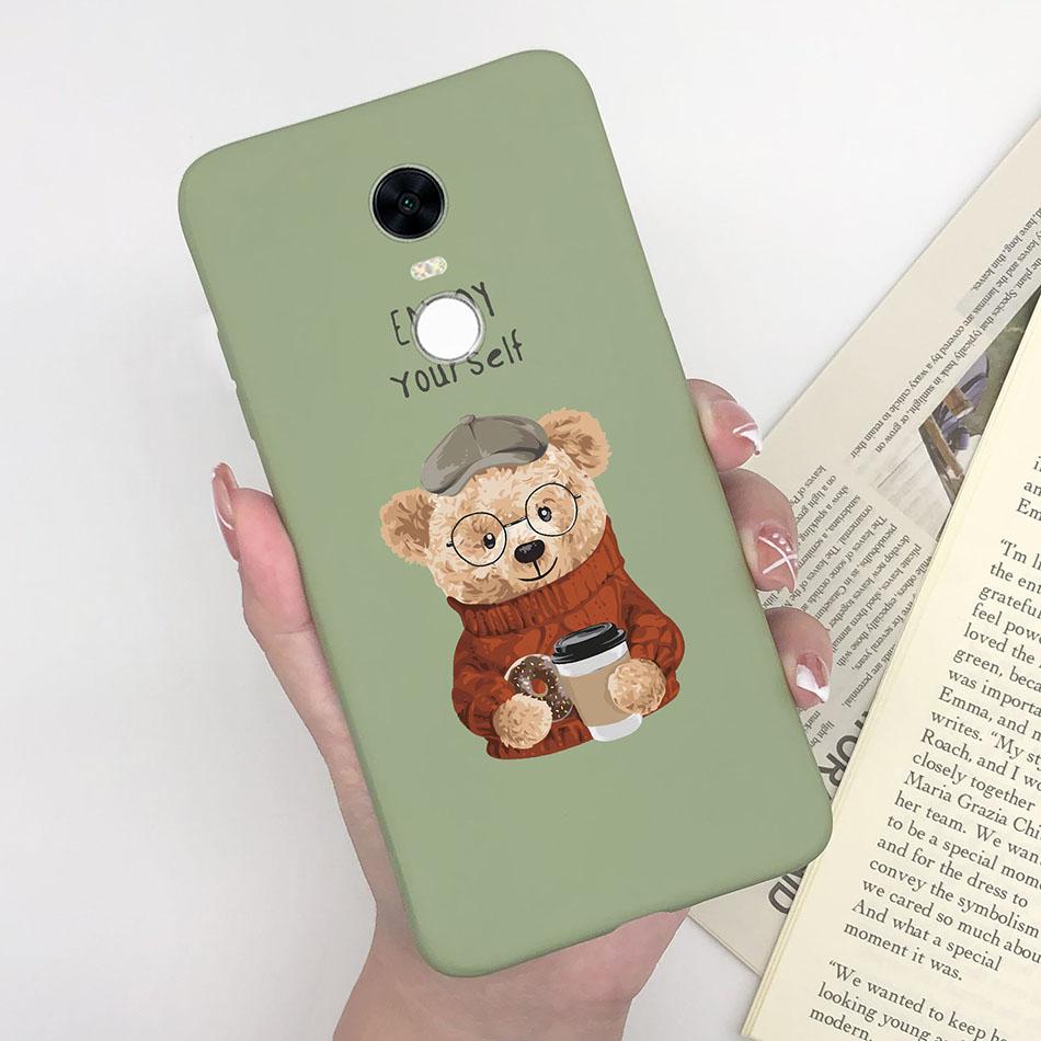 Cute Cartoon Case For Xiaomi Redmi 5 Plus Case Soft Painted Matte Silicone Back Cover For Redmi5 Plus Redmi 5+ Phone Cases Funda