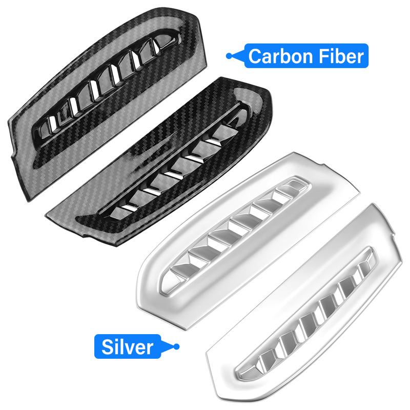 ABS Car Center Console Air Conditioner Vent Outlet Cover Trim Stickers For Toyota Camry XV70 2018