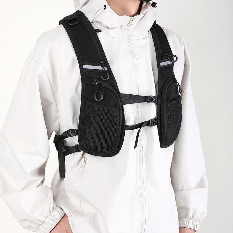 Quick Dry Breathable Running Vest Backpack Lightweight Multi Pockets Reflective for Trail Running Marathon Men Women