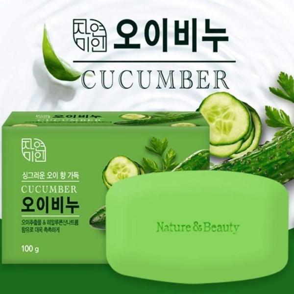 [OFK1Q4PO] Cleansing Soap Bath Wash Face Wash Soap 4-pack (12131520) Cucumber soap 4 pieces
