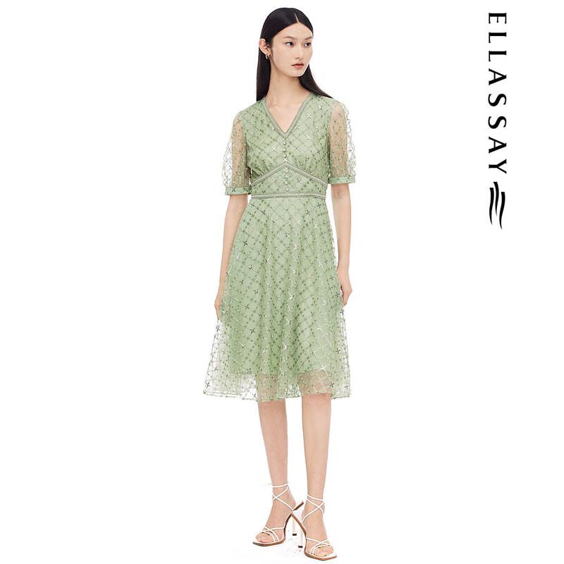 ELLASSAY French Sweet High-End Dress EWE332Y03300