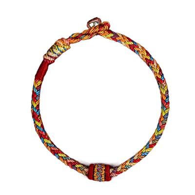 Handmade Braided Bracelet Colorful Thread Good Luck Charm Rope Bracelet For Women Men Knots Red Rope Woven Bracelets Gift