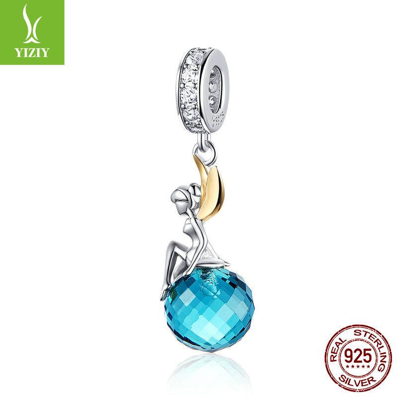 

Elf Planet Bracelet Beaded Charm Creative Fashion Electroplating S925 Silver Beads Bsc056