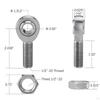 Heim Joint Rod End Set Left and Right Thread Hinge Joints Alloy Auto Accessories Sturdy Repair Part