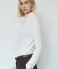 IHR Button Detail Turtleneck / Ivory