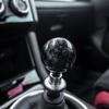 RASTP-Car Gear Shift Knob Forged Pattern Carbon Fiber Manual Transmission Shift Head for Most Car Decorations  Accessories