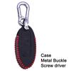 Nissan Key Fob Case 2 Buttons for Qashqai X-Trail Altima Soft Leather Key Shell Cover with Keychain
