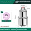 Space-Saving 304 Stainless Steel Kitchen Faucet with Shut-Off Valve for Hotels and More