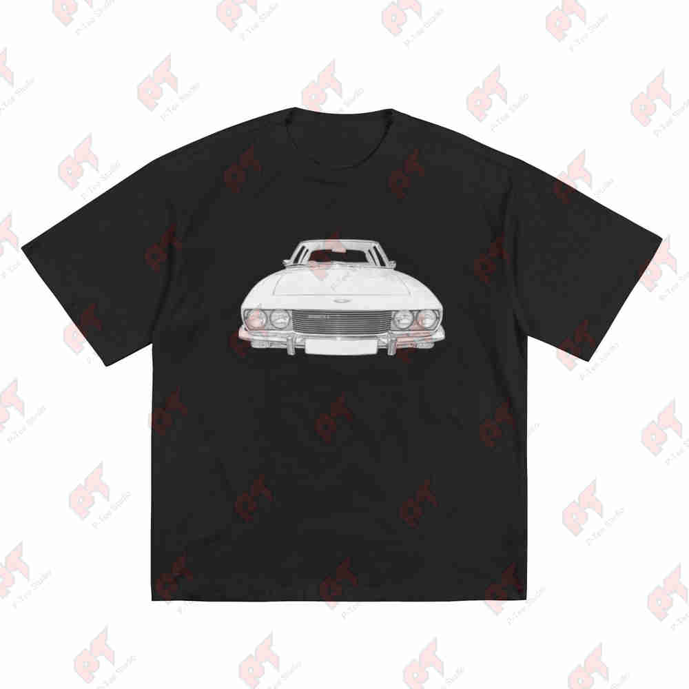 British Classic Car Jensen Interceptor Short Sleeve Tee 100% Cotton T-Shirt