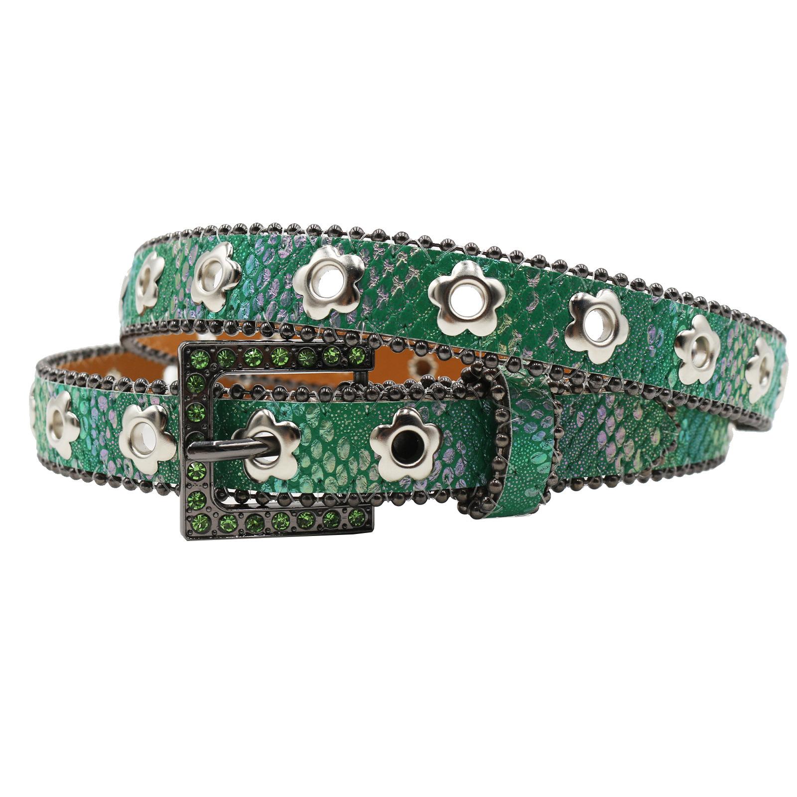 

Высококачественные полностью усыпанные бриллиантами цветочные накладки для женского ремня, джинсового ремня, пряжка-булавка, модный ремень со стразами, ремешок для юбки 115cm