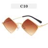 Fashion Trend Sunglasses for Women Retro Men Classic Metal Multi Side Small Frame Sun Glasses Uv400 Luxury Brand Eyeglass