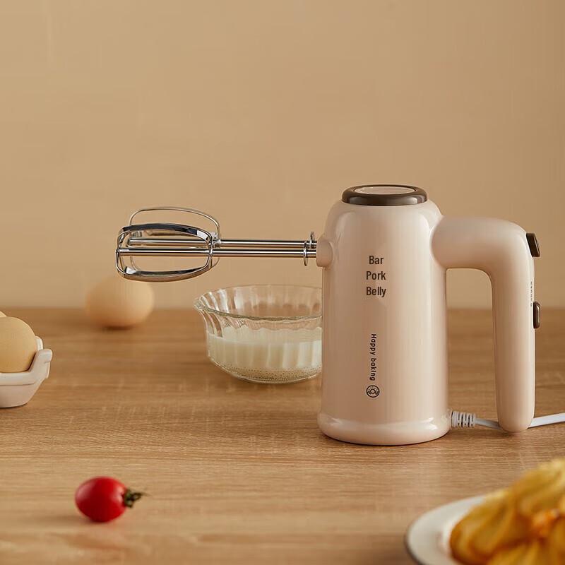BEAR Electric Hand Mixer with Storage Base CN Plug (adapter Included)