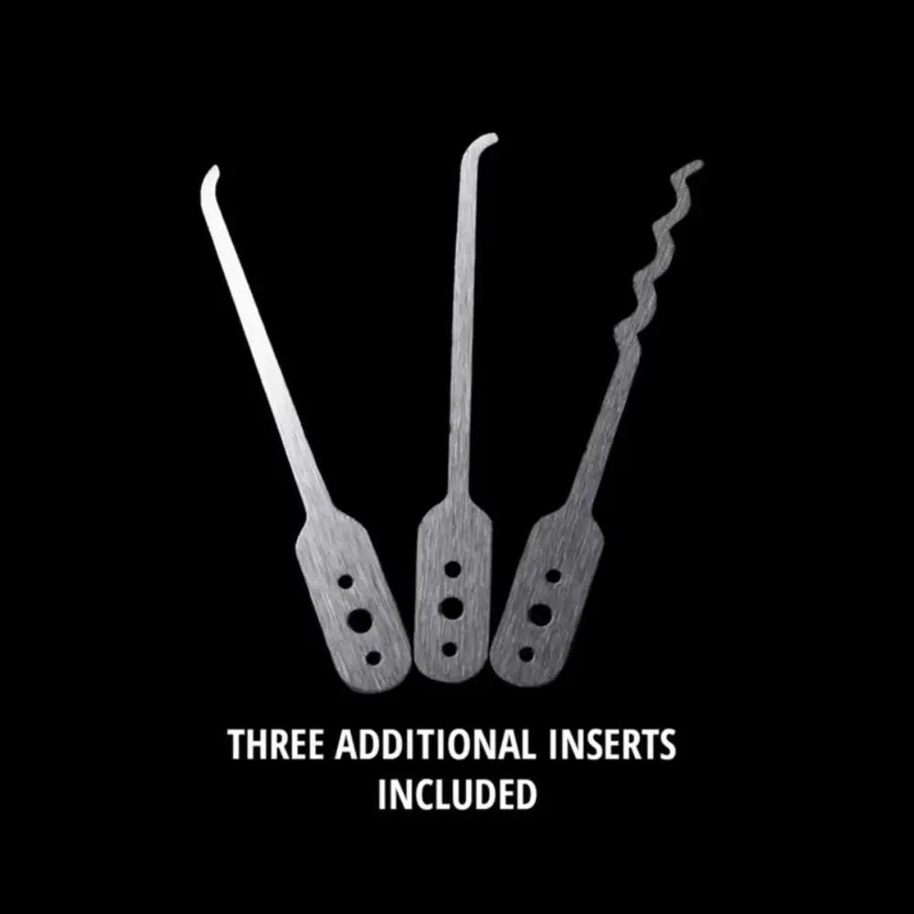 Multitool Szybki Składany Grabie do Wybierania Trwały Otwieracz do Drzwi Klucze Praktyczny Wydajny Zestaw Mini Haków do Otwierania Zamków Hobbystów