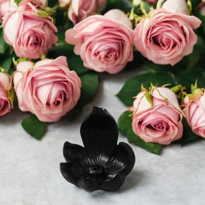 Lotus Sitz Rückfluss Räucherwerk Harz Handwerk Diffusor Multifunktional Heimdekoration Geeignet für Yoga und Meditation Senden