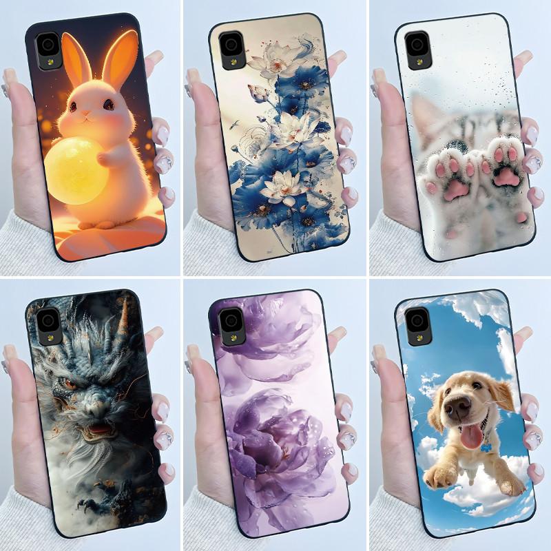 Casing For TCL 30Z 30T 30LE Phone Case Luxury Dragon Cute Cool Boys Girls Black Soft silicone Back Cover For TCL 30 Z T LE Shell
