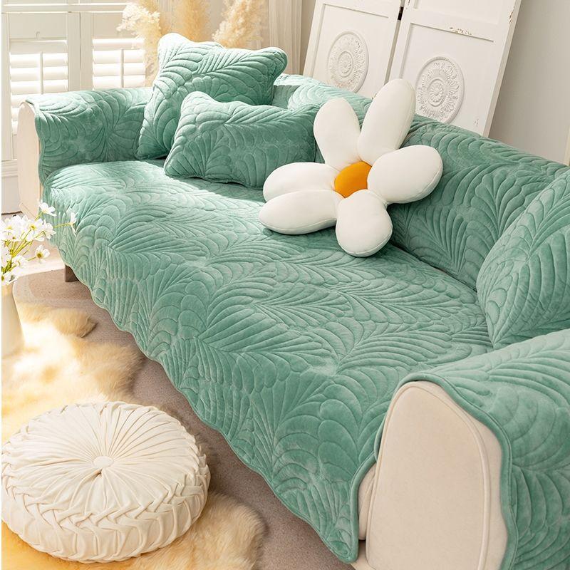 Pernă de canapea Nordic Light Luxury Pernă de pluș scurtă Universală pentru patru sezoane Simplă Modernă Antiderapantă Husă Husă Husă Pânză