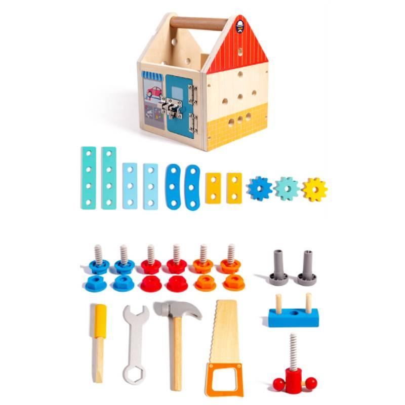 Repair Screw Toolbox And Nut Disassembly Tool Basket Children  Puzzle Toy