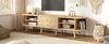 TV Cabinet 170x40x43cm, Lowboard with 2 Drawers & 2 Sliding Doors, MDF TV Base Cabinet with Adjustable Shelves, Suitable for 70-Inch TV Stand