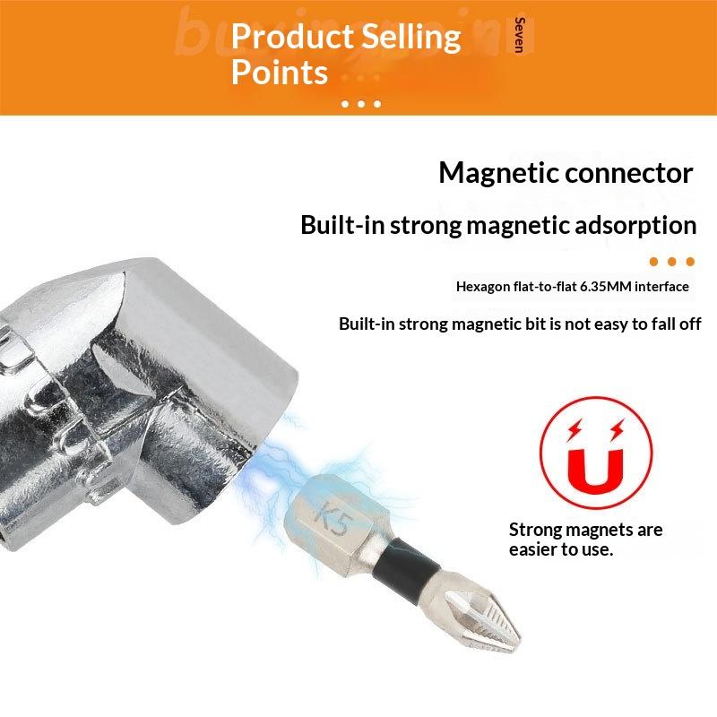 1/4 "Hex Magnetic Ring Screwdriver Bits Drill Hand Tools Drill Bit Extension Rod Quick Change Holder Drive Guide Screw Drill Tip