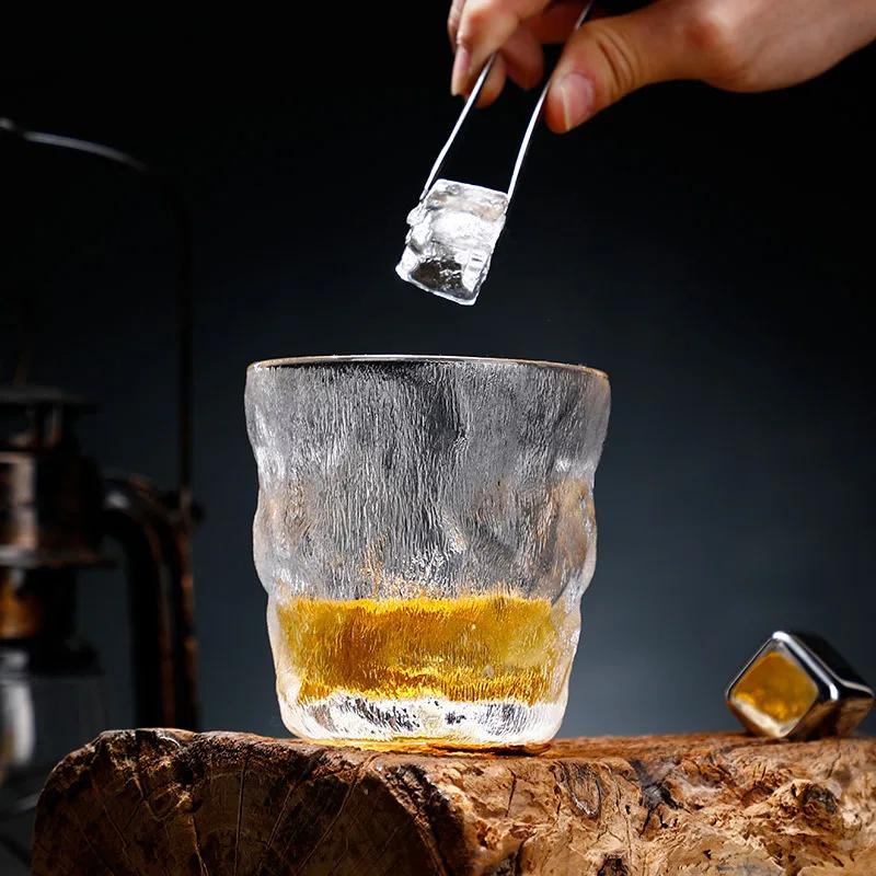 European Whiskey Glass for Home Beer Glass Old Fashioned Rocks Glasses Tumblers Glassware for Cocktail Scotch Gin Voldka Brandy