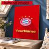 Fc Bayern Mnchen Customize Your Name Diamond Painting Round Diamond Diy Frameless Holiday Artwork Suitable For Home Office Wall Decoration