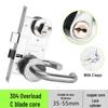 Stainless Steel Emergency Safety Fire Door Lock - Anti-Theft Corridor/Hallway Lock