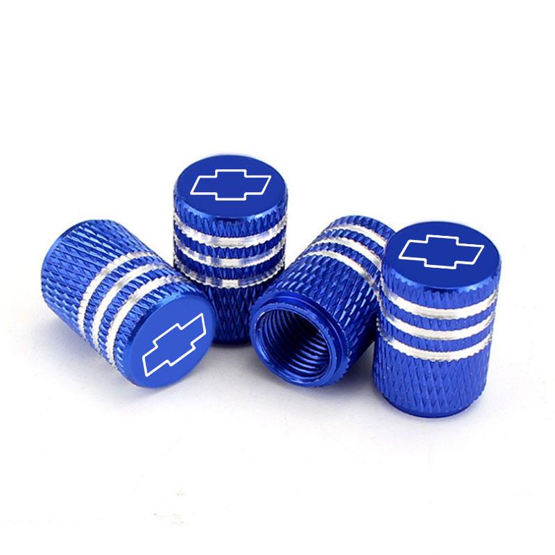 Car sticker Tire Valve caps for nipple Caps Hub Cap Accessories For Chevrolet Cruze Spark Captiva Suburban Camaro Silverado