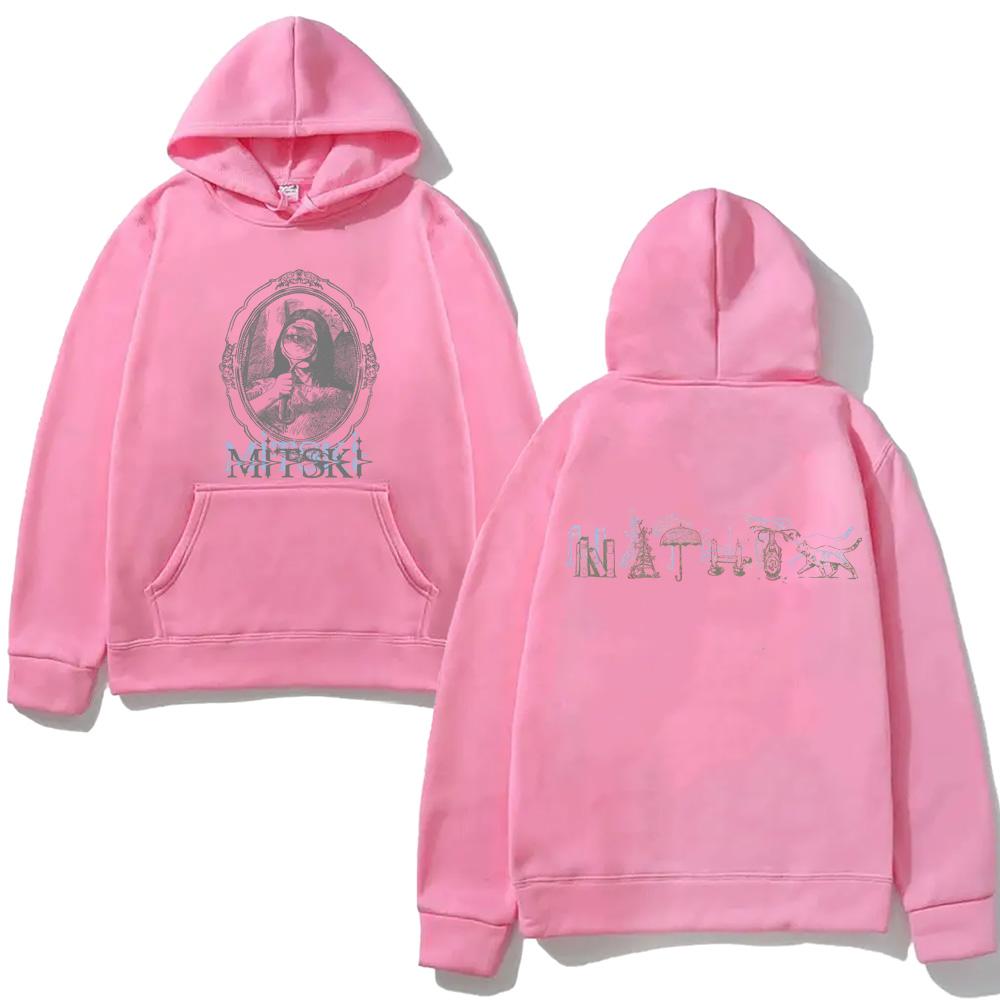 PORTRAIT HOODIE Mitski 2026 Unisex Sweatshirt für Herbst/Winter mit Kapuze Fleece Harajuku Bequeme Kleidung