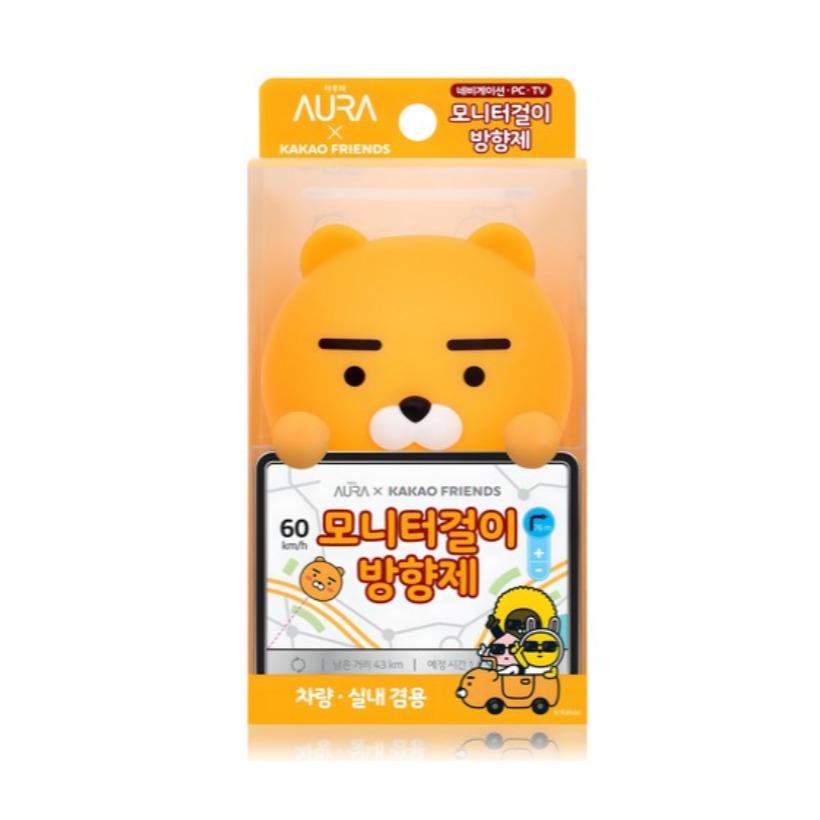 KAKAO FRIENDS x AURA Figure Monitor Hanger Air Freshener Flower by Floral Scent