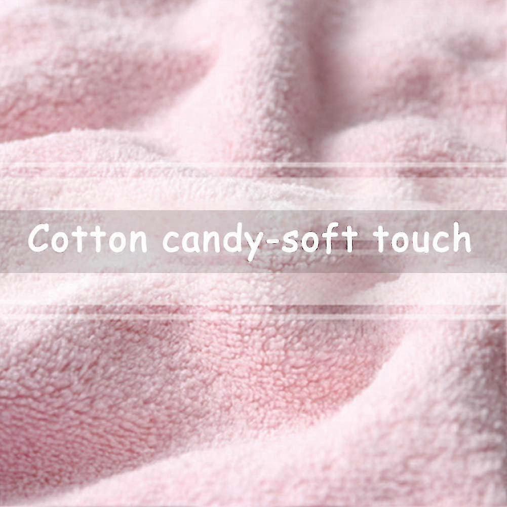 2025 Hair Towel,Microfiber Hair Drying Towels Cute Animal Shape Super Absorbent Hair Towel Quick Dry Turban Towels with Buttons for Women (2pcs,Pink)
