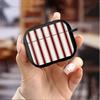 Red White Stripes Case For Airpods Pro 4 Pro3 Pro2 2 3 1 Earphone Cases Cover