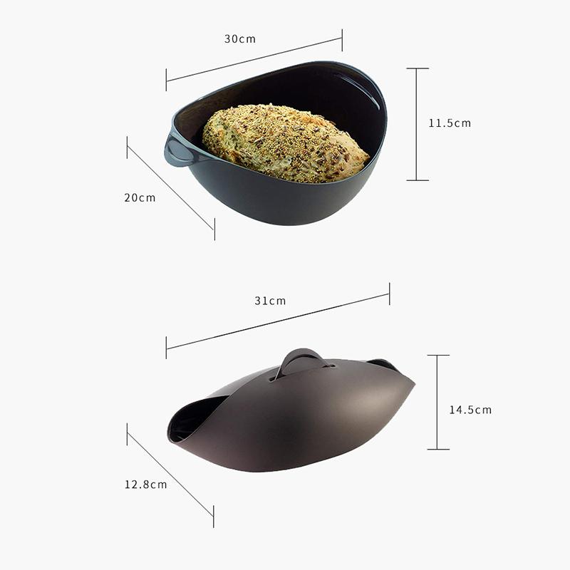 Silicone Bread Maker Multifunctional Silicone Steamer Silicone Bread Baking Pan Silicone Bread Toaster Kitchen Baking Moulds