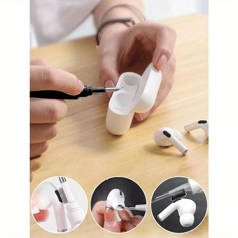 Headphone Cleaning Pen, 3-In-1 Multi-Purpose Cleaning Kit with Soft Brush for Wireless Headphones, Earphones, Charging Case Accessories