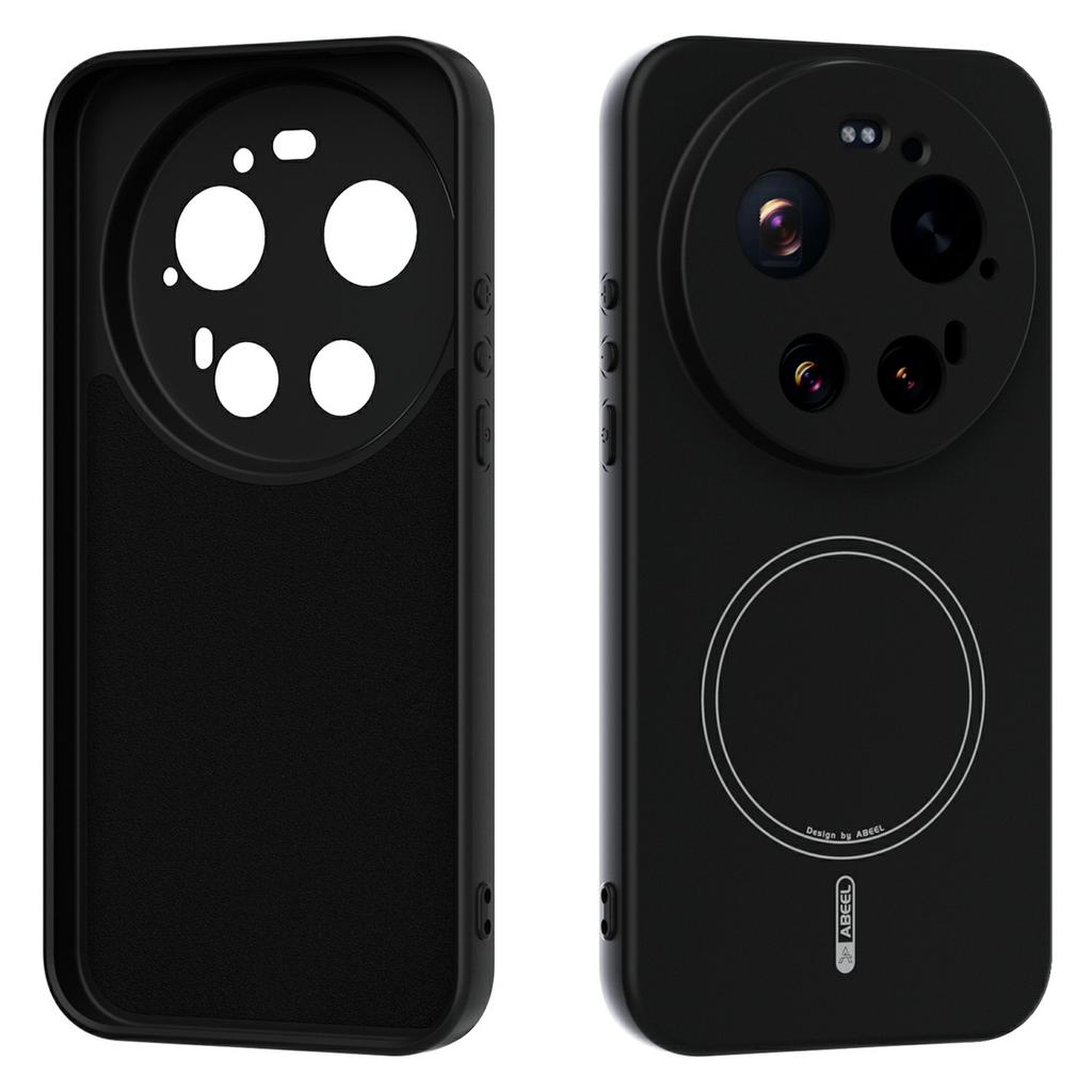 ABEEL For Xiaomi 17 Ultra 5G Magnetic Case Skin Touch Liquid Silicone Phone Back Cover