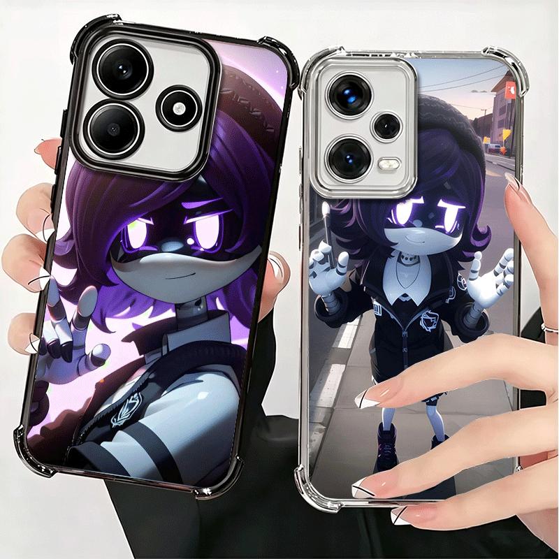 M-Murder D-Drones Uzi Doorman Plating Phone Case For Xiaomi Redmi Note 14 15 Pro Plus 13 12 11 11S 11T 10 9S 9 5G Anti-Fall Aira