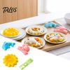 Sushi Making Kit 4PCS Cute Rice Ball Molds, Rabbits Dolphins Flowers And Long Shape, Kitchen Gadgets for Mom Portable Food Grade PP Maker DIY Japanese