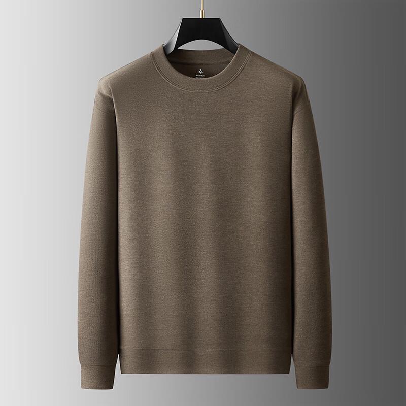 

Dibinze Мужской однотонный свитшот большого размера с круглым вырезом 4XL