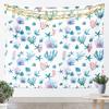 Coastal Starfish Kids Tapestry,Coral Shell Conch Seaweed Ocean Wall Tapestries,Girls Boys Room Decor,Underwater World Marine